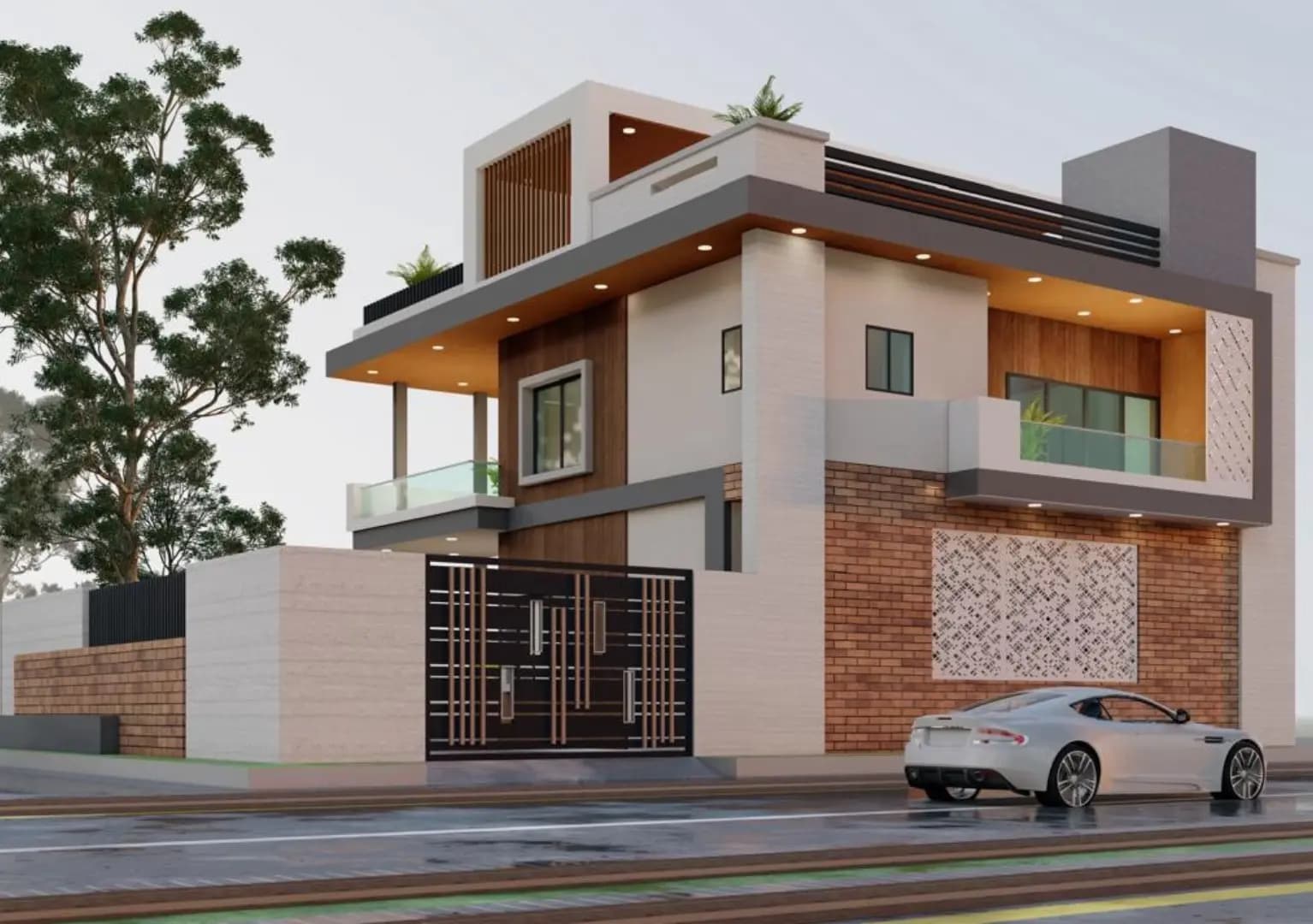 Serene Modern Home — Vijipura